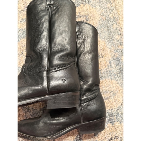 Frye Women's Billy Pull-On Boots Black Size 8 Excellent Condition - Picture 9 of 15